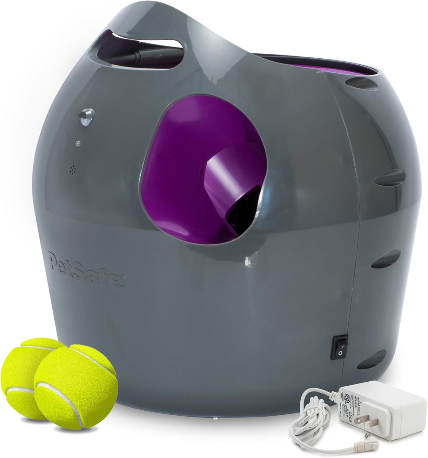 PetSafe Automatic Ball Launcher – Interactive Fetch Game – Hands-Free Fetch Training – Adjustable Range – Includes Tennis Balls – Indoor Outdoor Play – Motion Sensors – Automatic Sleep Mode