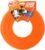 Nerf Dog Atomic Flyer Outdoor Dog Toy, 10 Inch Flying Disc Dog Fetch Toy, Rubber Dog Toy for Medium Dogs and Large Dogs, Orange