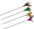 4 PCS Interactive Cat Teaser Wand – 20″ Long Wand with Loud Bell for Cat and Kitten