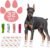 Disposable Dog Booties for Dogs Cats Paw Protector,Waterproof and Breathable with Adjustable Bandage,32Pcs Pet Booties for Small Medium Large Dogs Indoor & Outdoor Use(L,Paw Width:2.57~3.15inches)