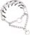 1PC No Pull Prong Dog Collar,Adjustable Dog Pinch Training Chain Collar with Comfort Rubber Tips for Training Guidance Small Medium Large Dogs (M)