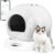 Automatic Litter Box for Multiple Cats, Self Cleaning Cat Litter Box Automatic Cleaning with 65L Large Capacity, APP Control, Safety Sensors, Odor Removal Include Mat and Trash Bags