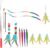 Cat Toys for Indoor Cats, 13 Packs Interactive Cat Wand Toy Set with Feather Toys & Teasers, Fun Cat Toys for Exercise, Playtime and Boredom Relief