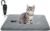 RIOGOO Pet Heating Pad, Upgraded Electric Dog Cat Heating Pad Indoor Waterproof, Auto Power Off (S 17.5″x 14″, Grey)