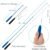 Cat Toys Feather Toy, 2PCS Retractable Wand and 10PCS Replacement Teaser with Bell Refills, Interactive Catcher and Funny Exercise for Kitten.