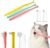 E.M&S.T by Emmeliestella Small Dog & Cat Toothbrush Kit，Micro Head, Kitten Toothbrush, Finger Brush, Starter Kit, Round & Pointed Design, Pet Dental Care, Soft Bristles, Multi-Angle, Deep Clean, 5PCS