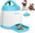 PETGEEK Dog Food Dispenser Toy, Treat Dispensing Dog Toys for IQ Training, Interactive Puzzle Toys to Keep Them Busy, 3000mAh USB Rechargeable Pet Treat Dispenser with Push Remote Button, 400ml