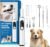 Dog Plaque and Tartar Remover Plaque Remover for Teeth with Led Light 5 Adjustable Modes Electric Toothbrush Teeth Cleaning Kit for Dog and Cat Pet Ultrasonic Tooth Cleaner
