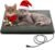 PETNF Outdoor Pet Heating Pad for Cats House Safe Electric Cat Warming Pad Waterproof Heated Cat House for Outside Feral Animal Outdoor Heat Dog Bed Mat 20″X16″