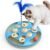 Cat Puzzle Toys Games Level 3 in 1 with Track Balls, Feather Teaser & Treat Feeder | Non-Slip Base | Mental Stimulation Enrichment for Indoor Cats | Kitty Gift, Blue