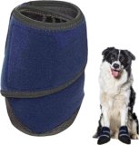 Healers PetCare Medical Dog Boots with Gauze Inserts – Protective Dog Booties for Injured Paws, Wound Care & Recovery – Breathable, Non-Slip, Adjustable Strap Closure (Single Bootie) (X-Small)