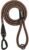 Rope Dog Leash, 6 Foot Heavy Duty Dog Leash with Aviation Aluminum Auto Locking Carabiner, Strong Nylon Pet Lead for Small, Medium, Large Dogs (Brown, 6FT)