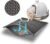 Pieviev Cat Litter Mat Double Layer Waterproof Urine Proof Trapping Mat 1 Pack (Gray, 24×15 Inch (Pack of 1))