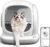 Meowant Self Cleaning Litter Box, Automatic Litter Box Self Cleaning with APP Control, 75L Extra Large Open Low Entry Smart Cats Litter Boxs for Multi-Cat Compatible Senior Cats Large Cats