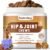 Hip and Joint Supplement for Dogs with Glucosamine, Chondroitin & MSM – Duck Flavor Joint Care Chews, 120 Count – Advanced Mobility Support – Senior Dog Approved (Duck)