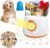 Automatic Ball Launcher for Dogs, Dog Balls Thrower with 19-32-45Ft Distance, Rechargeable Automatic Thrower with 6 Balls (2.2″), Dog Ball Launcher for Small & Medium Orange