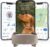 Tractive Smart Dog GPS Tracker | Live Pet Tracker with Virtual Fence | Vital Signs Monitoring of Heart & Respiratory Rate | Bark Monitoring | Dog Collar Attachment (Brown)